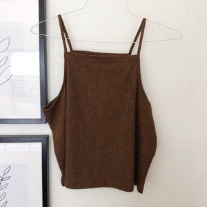 Madewell Texture and Thread Apron Tank